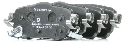 Produktbild von DELPHI Bremsbeläge Satz Hinten Bremsklötze für RENAULT Kadjar (HA, HL) LP3145