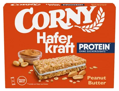 Produktbild von Corny Haferkraft Protein Peanut Butter 3x40g