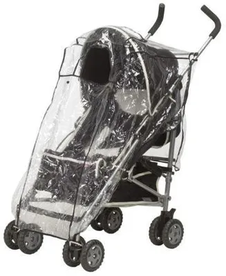 Produktbild von PLAYSHOES (448930-transparent) Regen-Verdeck für Buggy Farbe: transparent