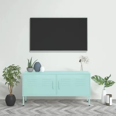 Produktbild von Maison Exclusive - TV-Schrank Minzgrün 105x35x50 cm Stahl