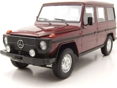 Image de Mercedes Classe G G-Modell long W460 1980 rouge foncé Modèle réduit 1:18 Minichamps