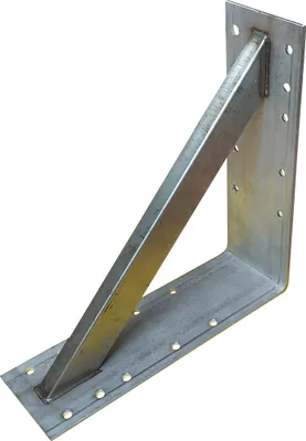 Produktbild von Edelstahl Winkel 300x300x100mm verstärkt Schwerlast Bauwinkel Befestigung Halter