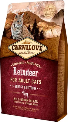 Produktbild von Carnilove Feline Adult Reno Energy Outdoor 6Kg