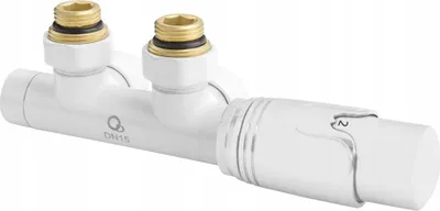Obrázok produktu pre Kombinovaný termostatický ventil, biela meď PEX