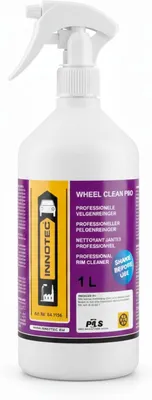 Immagine prodotto di INNOTEC Wheel Clean Pro 1 L – Detergente professionale per cerchioni in acciaio e alluminio – rimuove polvere dei freni, olio e sporco stradale – privo di acidi