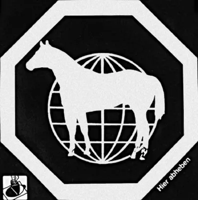 Produktbild von PVC Aufkleber Applikation - Pferd - PFERDE - QUARTERHORSE - 307029 - Gr. ca. 8,5 x 8 cm