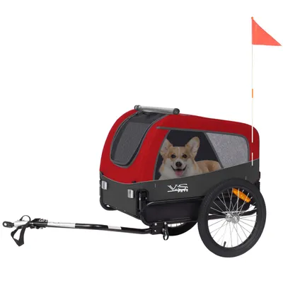 Produktbild von Tiggo VS Medium Hundeanhänger Fahrradanhänger für Hunden bis 23kg