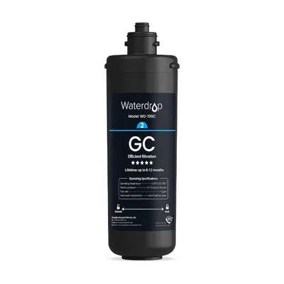 Obrázek produktu pro Waterdrop WD-10GC Vodní filtr pod umyvadlo, náhrada za třístupňový vodní filtr pod umyvadlo Waterdrop TSA & TSB & TSB CM