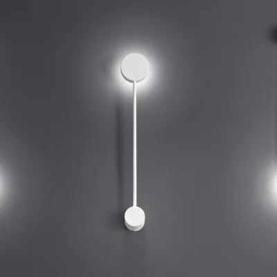 Zdjęcie produktu dla Eclipsia Biała Lampa Ścienna - 525x85x64mm GX53 - Elegancka Metalowa Lampa Ścienna