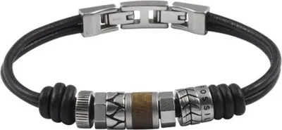 Produktbild von Fossil pánský náramek kožený JF84196040