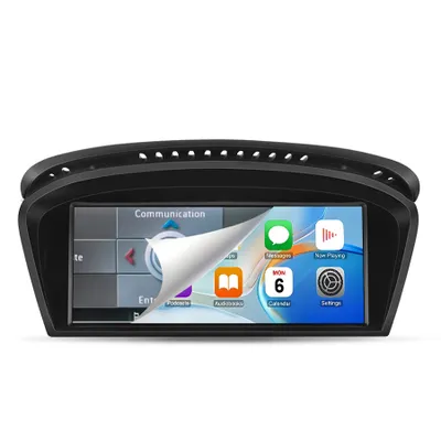 Zdjęcie produktu dla 4+64GB Carplay Bluetooth do BMW 5er E60 E61 CCC 3er E90 E91 2004-2008 Navi GPS Android Auto Display