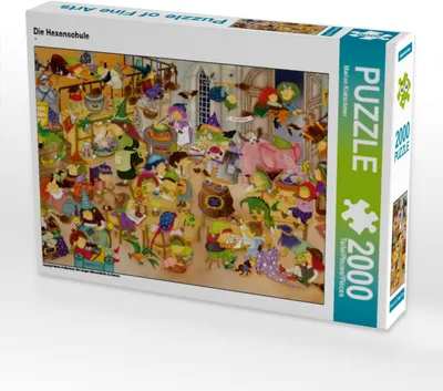 Produktbild von CALVENDO Puzzle Die Hexenschule | 2000 Teile Lege-Größe 90x67cm Foto-Puzzle für glückliche Stunden