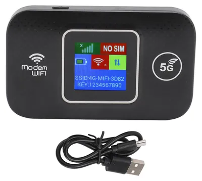 Obrázek produktu pro 4G LTE mobilní WiFi hotspot barevný displej bezdrátový internetový router zařízení se slotem pro SIM kartu přenosné pro Evropu