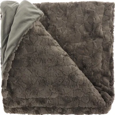 Produktbild von Unique Living – Plaid Veerle 150 x 200 cm – Taupe