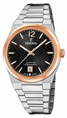 Produktbild von Festina Damenuhr Swiss Made Armbanduhr Edelstahl silber UF20066/4