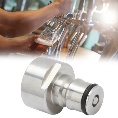 Image de Adaptateur de couplage pour keg,Adaptateur de couplage pour keg en acier inoxydable,Adaptateur de couplage rapide pour keg,Adaptateur de couplage pour keg à fermeture sphérique,Raccord rapide à fermeture sphérique