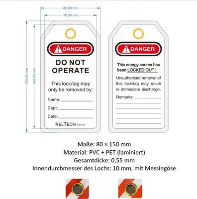 Image de Panneau d'avertissement de sécurité RELTECH RSVWS