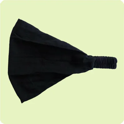 Produktbild von Haarband Stirnband Kopfband Kopftuch Schweißband Haarschmuck Sport Fitness Yoga Mütze, Schwarz