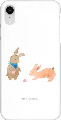 Produktbild von Mr. & Mrs. Panda Iphone XR Handyhülle Hasen Muschel - Weiß - Geschenk, Handy Case, Premium Kunststoff, Freundinnen, Best Friends, Strand, Urlaub, Muscheln, Muttertag