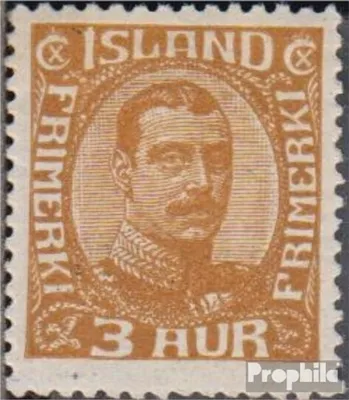 Produktbild von Briefmarken Island 1920 Mi 84 postfrisch Christian X.