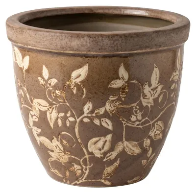 Immagine prodotto di Vaso da fiori Clayre & Eef in Vetroceramica marrone