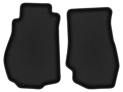 Produktbild von Velours-Fußmatten Vorne für Nissan 350Z 2003-2009 (Coupé) – 2-tlg, Schwarz, passgenau – Wielganizator DURBAN