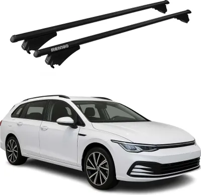 Obrázek produktu pro Tiger Příčné střešní nosiče pro VW Golf VIII 2019–2025, černé
