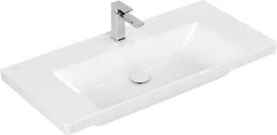 Immagine prodotto di Villeroy & Boch Subway 3.0 lavabo à poser, 1 trou pour robinet, sans trop-plein, non rectifié, 1000x470mm, 4A70A2R1, 4A70A2R1
