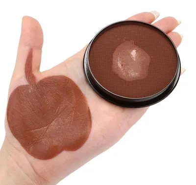 Image de Peinture corporelle Schminke, 30g, couleur marron, à base d'eau, lavable, pour enfants et adultes