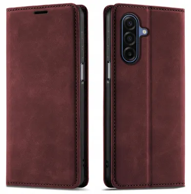 Immagine prodotto di ETUI Z KLAPKĄ do Samsung A17 5G Zamykane Magnetyczne Skórzane + Szkło 9H