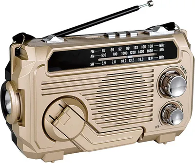 Produktbild von Solar radio, solarbetriebene Handkurbel mit Taschenlampe, 5.2-Lautsprecher, TF- und USB-Wiedergabe,FM/AM/SW