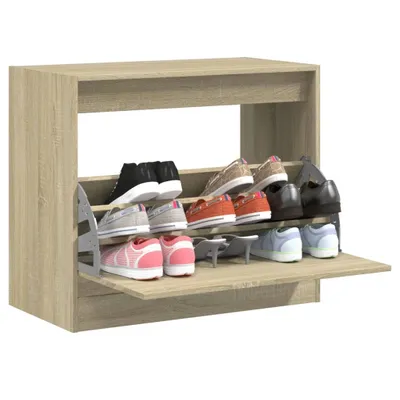 Obrázek produktu pro Botník Sonoma dub 80x42x69 cm materiál na bázi dřeva