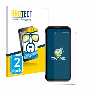 Produktbild von 2x Für Oukitel WP21 Ultra Schutzfolie BROTECT Displayschutz Display Schutz Folie Klar Transparent