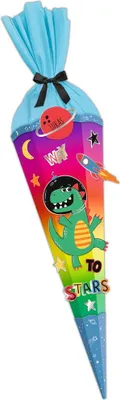 Produktbild von URSUS Schultüten Bastelset Easy Line Rainbow Dino