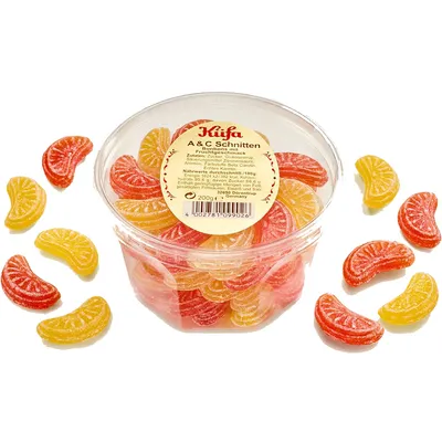 Obrázek produktu pro Küfa A a C ovocné bonbony s pomerančem a citronem 200g