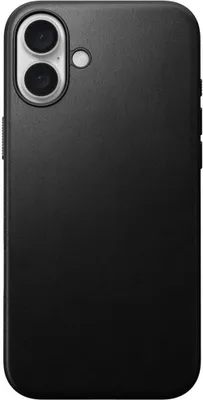 Obrázek produktu pro Nomad Modern Leather case, black - iPhone 16 Plus