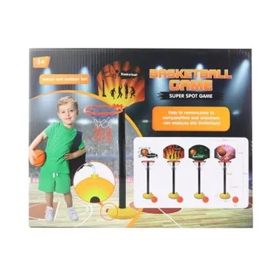 Produktbild von Basketballkorb aus Kunststoff 93 cm für Innen- und Außenbereich mit Ball ab 3 Jahren