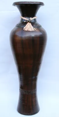 Produktbild von BODENVASE "KLASSIK II" - Grösse: ca.100 CM  Schwarzbraun