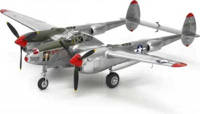 Immagine prodotto di Modello in scala 1:48 US P-38 J Lightning – Modello dettagliato di aereo