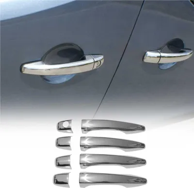 Image de Couverture de poignée de porte pour Citroen C4 2010-2024 Break Acier Inox