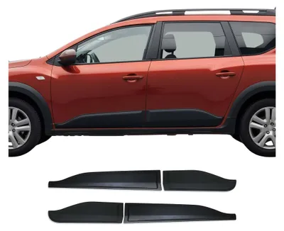 Image de Baguettes de Porte protection Latérale pour Dacia Jogger 2022-2025 4Pcs Noir