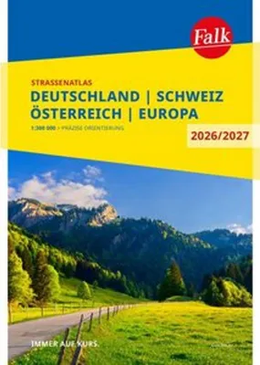 Obrázek produktu pro Falk Road Atlas 2026/2027 Německo, Švýcarsko, Rakousko 1:300 000