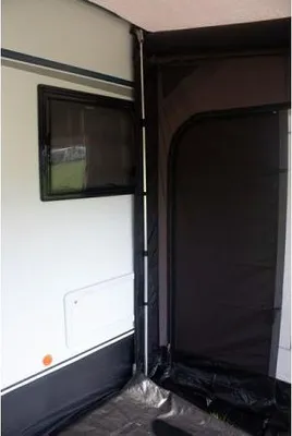 Produktbild von 2x Höhenverstellbare Aluminium Hintere Aufstellstange für Vorzelte, Caravans und Wohnmobile