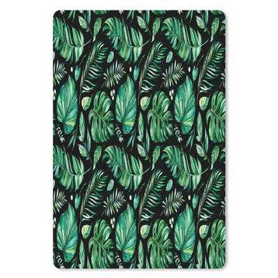 Produktbild von MuchoWow® Mauspad Mousepad Vintage - Blätter - Pflanzen 18x27 cm - Mousepads - Maus Mat - Pad - Mausunterlage