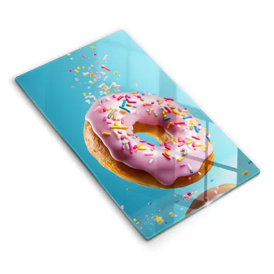 Obrázok produktu pre Doska na krájanie - Kuchynský kryt - 30 x 52 cm - Kryty na sporák - Donut donut