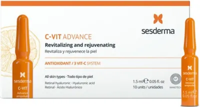 Produktbild von Sesderma C-vit-Fortschritt-Antioxidationsampullen mit Vitamin C.