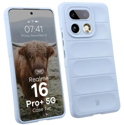Produktbild von Robuste Handyhülle für Realme 16 Pro Plus 5G, Bizon Case Tur, Hellblau