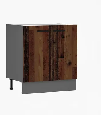 Produktbild von Küche OLD STYLE Unterschrank 80 cm Old Wood Küchenzeile Küchenblock Einbauküche