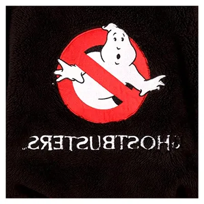 Produktbild von Schwarzer Bademantel mit Ghostbusters-Logo
