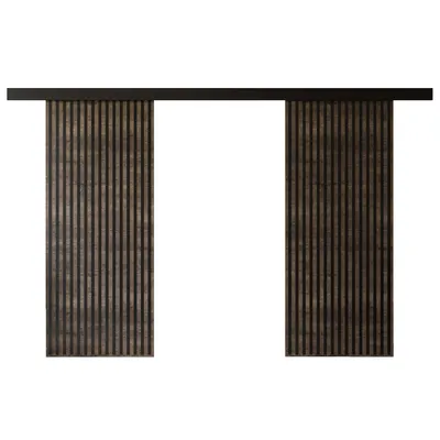 Produktbild von Schiebetür ERKADO DUO, Dunkel Esche, Breite 132 cm